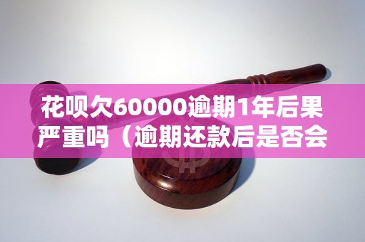 花呗欠60000逾期1年后果严重吗（逾期还款后是否会影响个人信用）