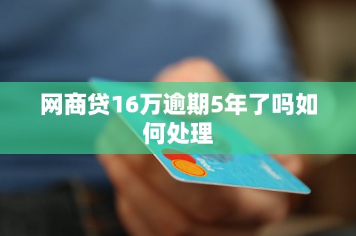 网商贷16万逾期5年了吗如何处理