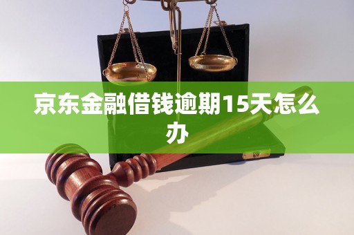 京东金融借钱逾期15天怎么办