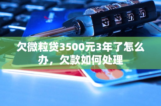 欠微粒贷3500元3年了怎么办，欠款如何处理