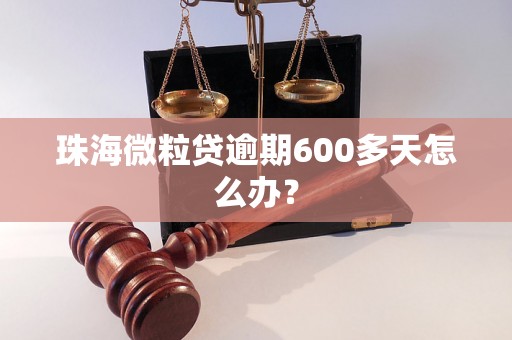 珠海微粒贷逾期600多天怎么办？