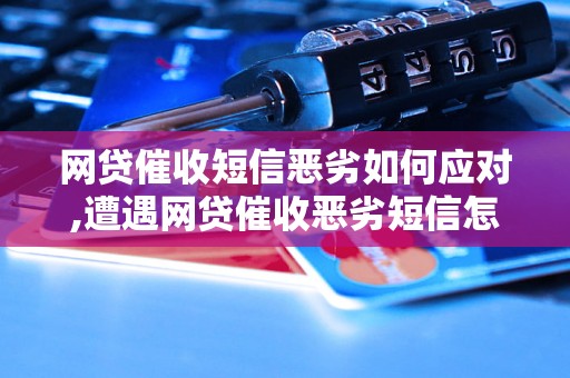 网贷催收短信恶劣如何应对,遭遇网贷催收恶劣短信怎么办