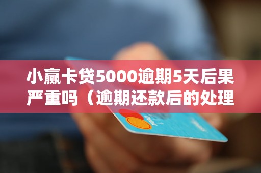 小赢卡贷5000逾期5天后果严重吗（逾期还款后的处理措施）