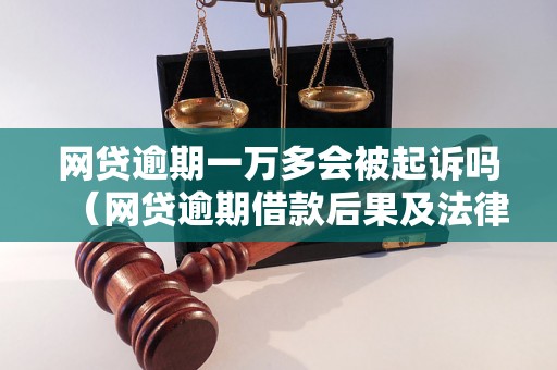 网贷逾期一万多会被起诉吗（网贷逾期借款后果及法律责任解析）