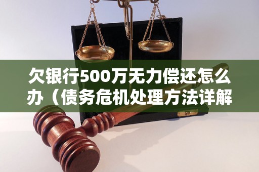 欠银行500万无力偿还怎么办（债务危机处理方法详解）