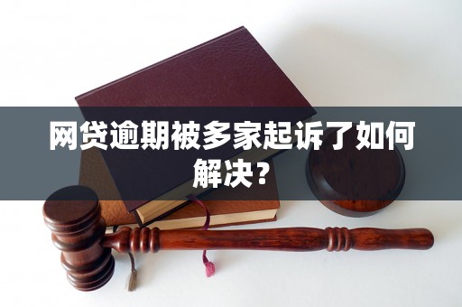 网贷逾期被多家起诉了如何解决？