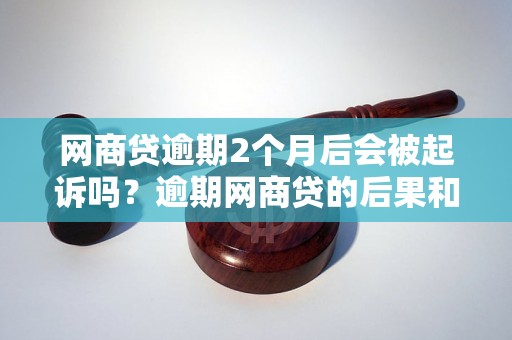 网商贷逾期2个月后会被起诉吗？逾期网商贷的后果和处理方式