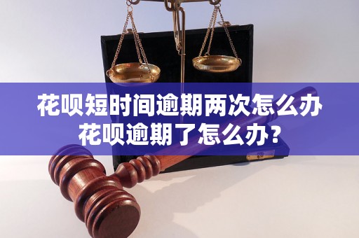 花呗短时间逾期两次怎么办花呗逾期了怎么办？