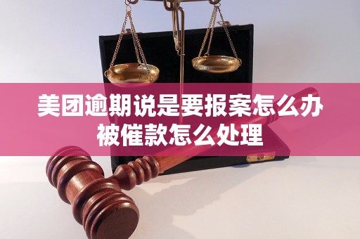 美团逾期说是要报案怎么办被催款怎么处理