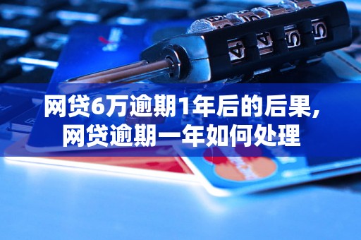 网贷6万逾期1年后的后果,网贷逾期一年如何处理