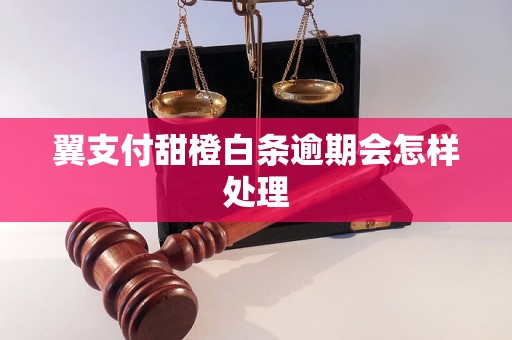 翼支付甜橙白条逾期会怎样处理