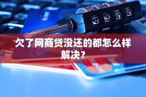 欠了网商贷没还的都怎么样解决？