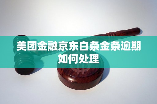 美团金融京东白条金条逾期如何处理