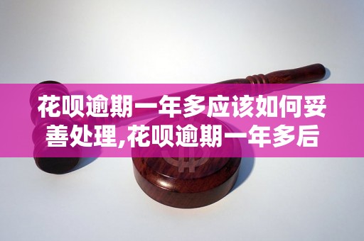 花呗逾期一年多应该如何妥善处理,花呗逾期一年多后果严重吗