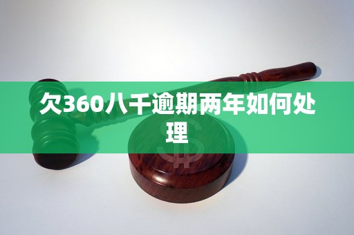 欠360八千逾期两年如何处理