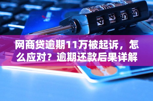 网商贷逾期11万被起诉，怎么应对？逾期还款后果详解