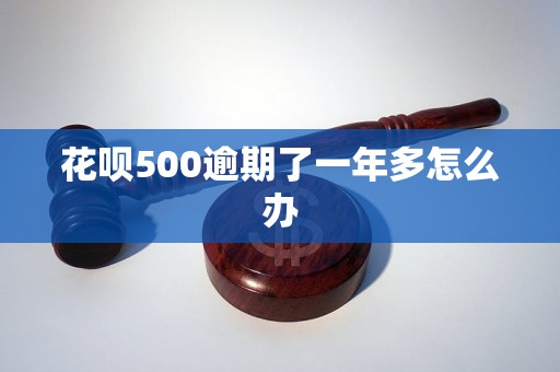 花呗500逾期了一年多怎么办