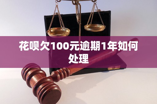 花呗欠100元逾期1年如何处理