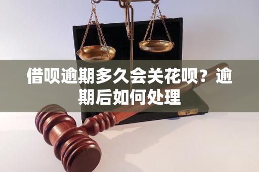 借呗逾期多久会关花呗？逾期后如何处理