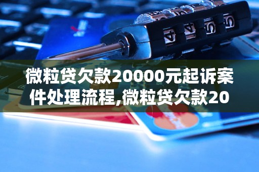 微粒贷欠款20000元起诉案件处理流程,微粒贷欠款20000元如何解决