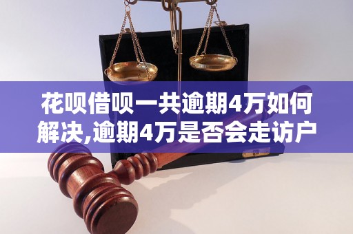 花呗借呗一共逾期4万如何解决,逾期4万是否会走访户籍地