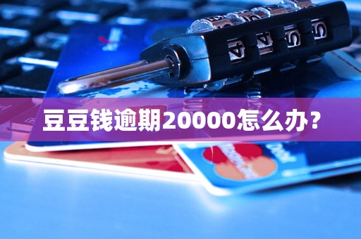 豆豆钱逾期20000怎么办？