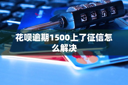 花呗逾期1500上了征信怎么解决