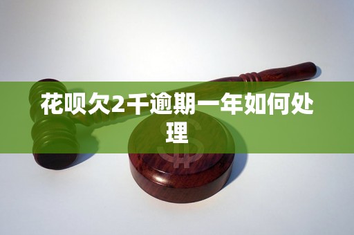 花呗欠2千逾期一年如何处理