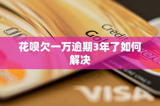 花呗欠一万逾期3年了如何解决