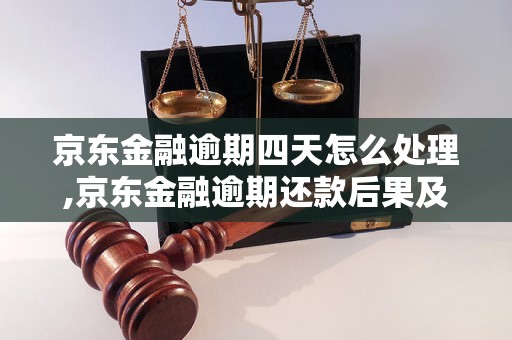 京东金融逾期四天怎么处理,京东金融逾期还款后果及解决方法