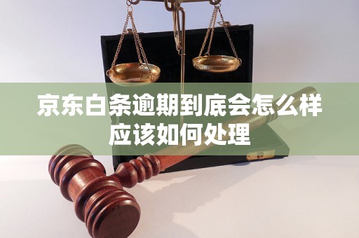 京东白条逾期到底会怎么样应该如何处理