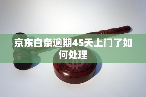 京东白条逾期45天上门了如何处理