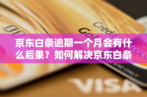 京东白条逾期一个月会有什么后果？如何解决京东白条逾期问题？