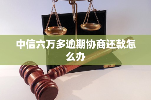 中信六万多逾期协商还款怎么办