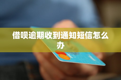 借呗逾期收到通知短信怎么办