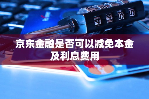 京东金融是否可以减免本金及利息费用