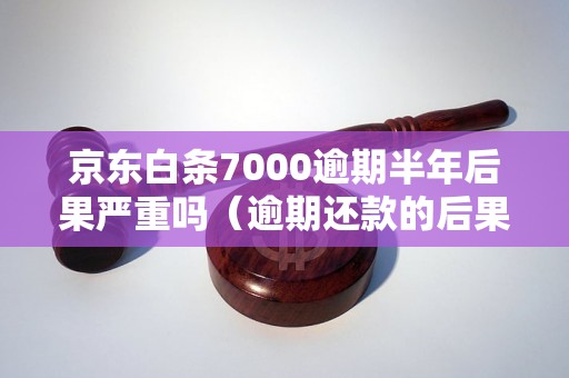 京东白条7000逾期半年后果严重吗（逾期还款的后果及处理方式）