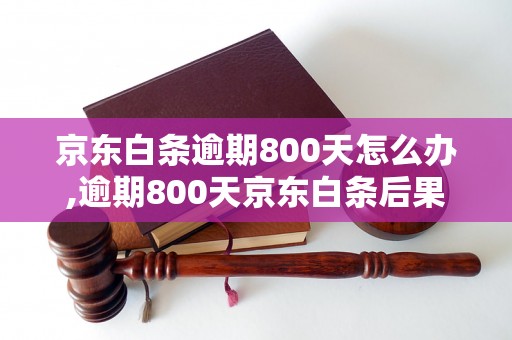 京东白条逾期800天怎么办,逾期800天京东白条后果