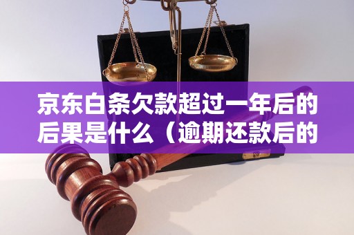 京东白条欠款超过一年后的后果是什么（逾期还款后的处理方式）