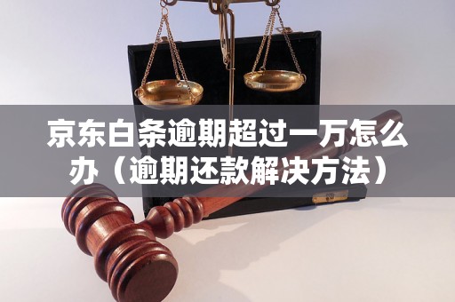 京东白条逾期超过一万怎么办（逾期还款解决方法）