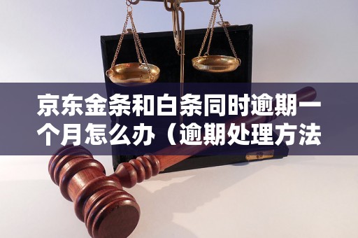 京东金条和白条同时逾期一个月怎么办（逾期处理方法详解）