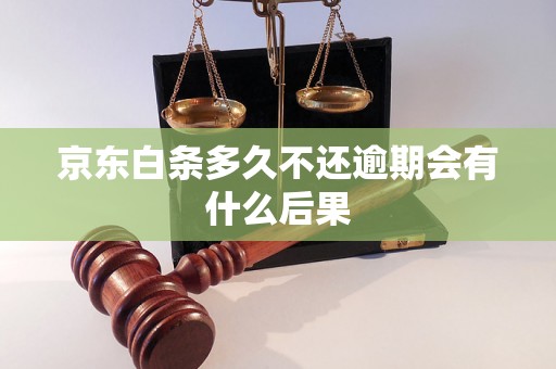 京东白条多久不还逾期会有什么后果