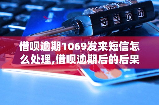 借呗逾期1069发来短信怎么处理,借呗逾期后的后果和处理方法