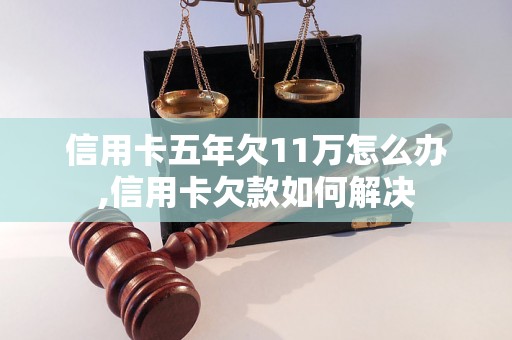 信用卡五年欠11万怎么办,信用卡欠款如何解决