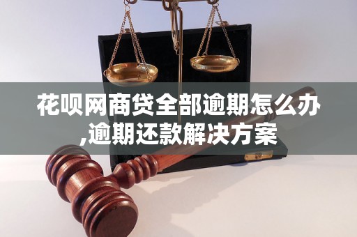 花呗网商贷全部逾期怎么办,逾期还款解决方案