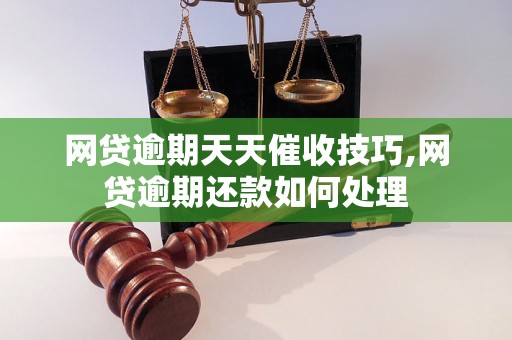 网贷逾期天天催收技巧,网贷逾期还款如何处理