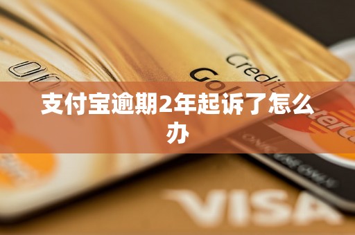 支付宝逾期2年起诉了怎么办