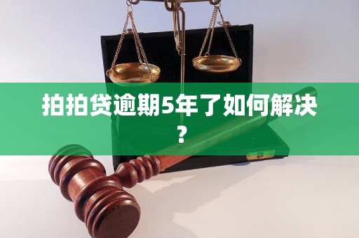 拍拍贷逾期5年了如何解决？