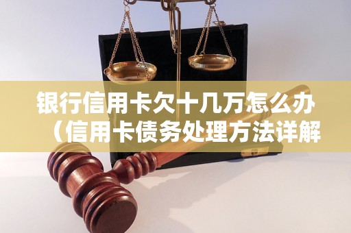 银行信用卡欠十几万怎么办（信用卡债务处理方法详解）