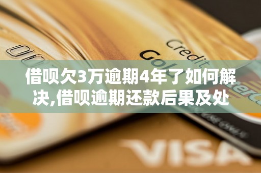 借呗欠3万逾期4年了如何解决,借呗逾期还款后果及处理方法